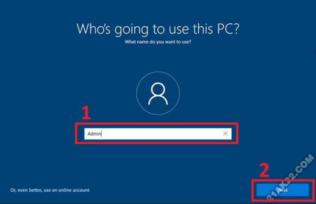 install windows 10 without microsoft account