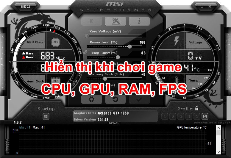 Cách Hiển Thị Thông Số CPU, GPU, RAM, FPS,... Khi Chơi Game