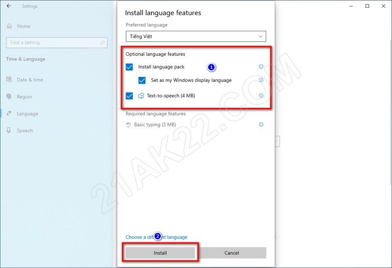 Hướng Dẫn Cách Chuyển Ngôn Ngữ Sang Tiếng Việt Windows 10