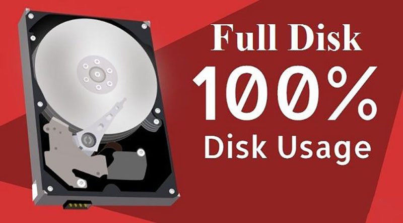Hướng Dẫn Cách Khắc Phục Lỗi Full Disk 100% Trên Windows 10