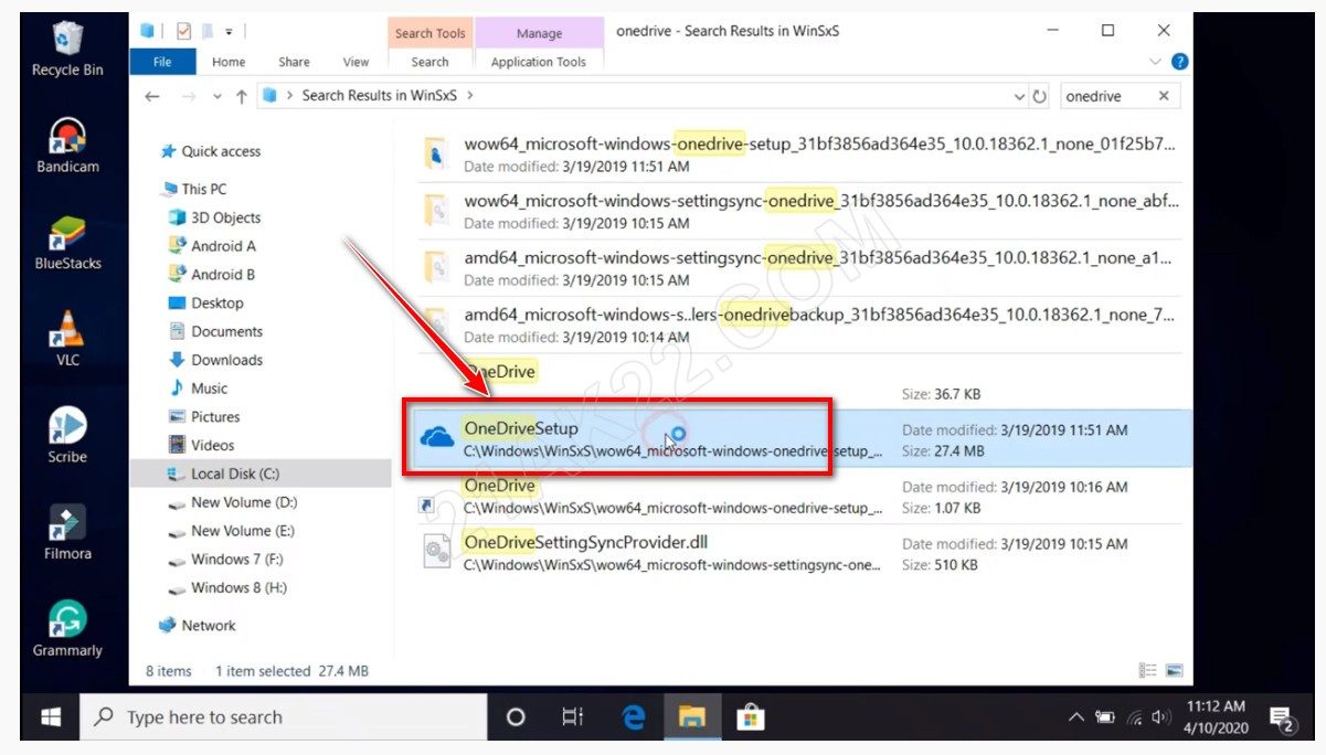 Cách Sửa Lỗi OneDrive Mất Biểu Tượng Ở Taskbar và File Explorer