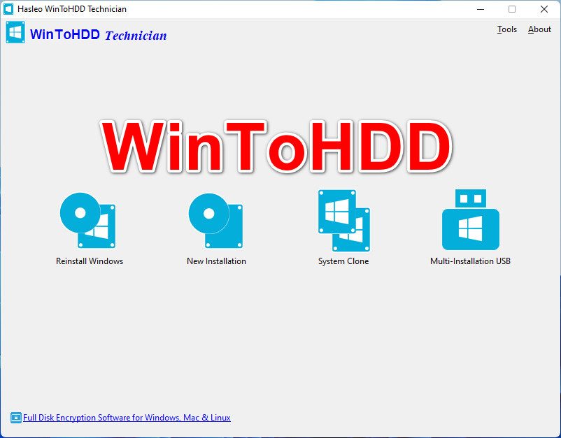 Hướng Dẫn Cách Cài Windwos Mới Từ Ổ Cứng Bằng WinToHDD