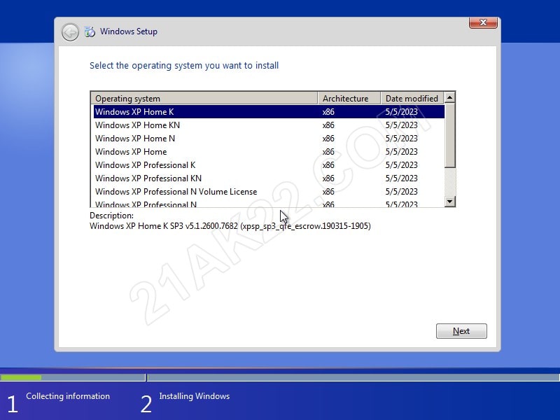 Tải ISO Windows XP Gốc & SATA Driver & Final 2023 Cuối Cùng