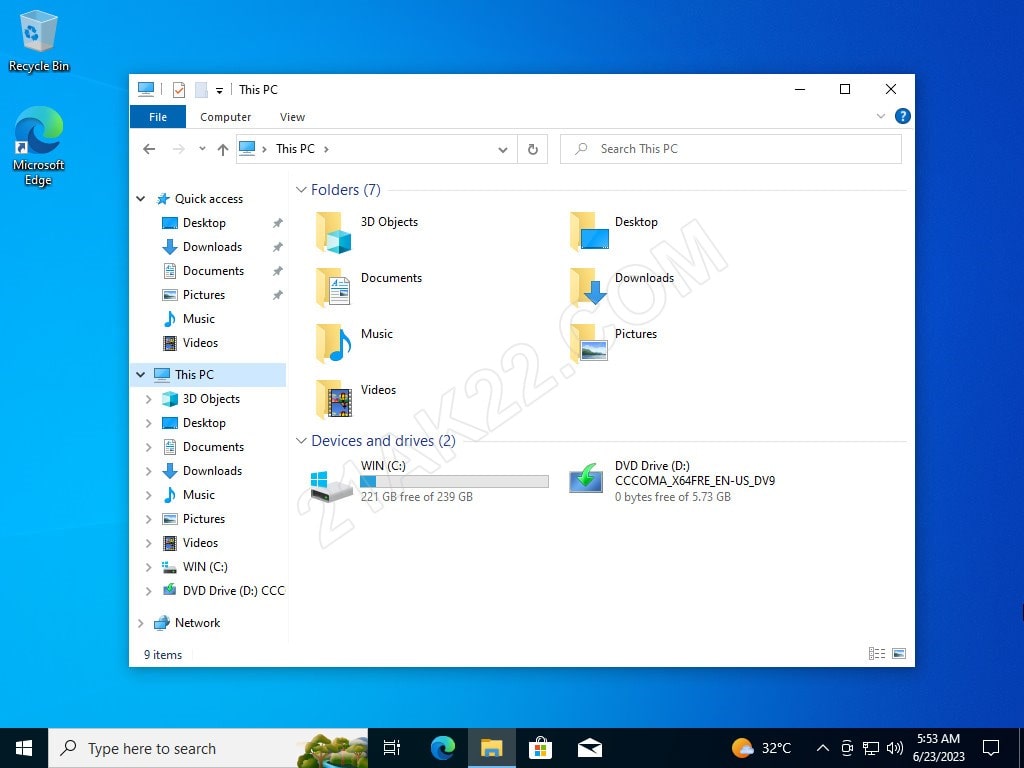Tải ISO Windows 10 22H2 19045.3086 06/2023 Gốc Microsoft