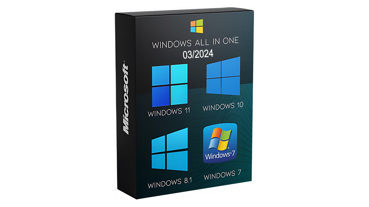 Tải Windows AIO 7/8.1/10/11 51in1 x64 03/2024 PreActivated