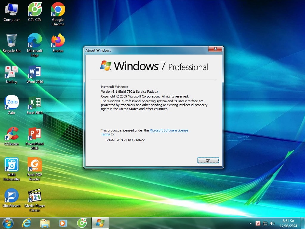 Tải Ghost Win 7 Pro Full Soft Full Driver v24.1 Tốt Nhất 2024