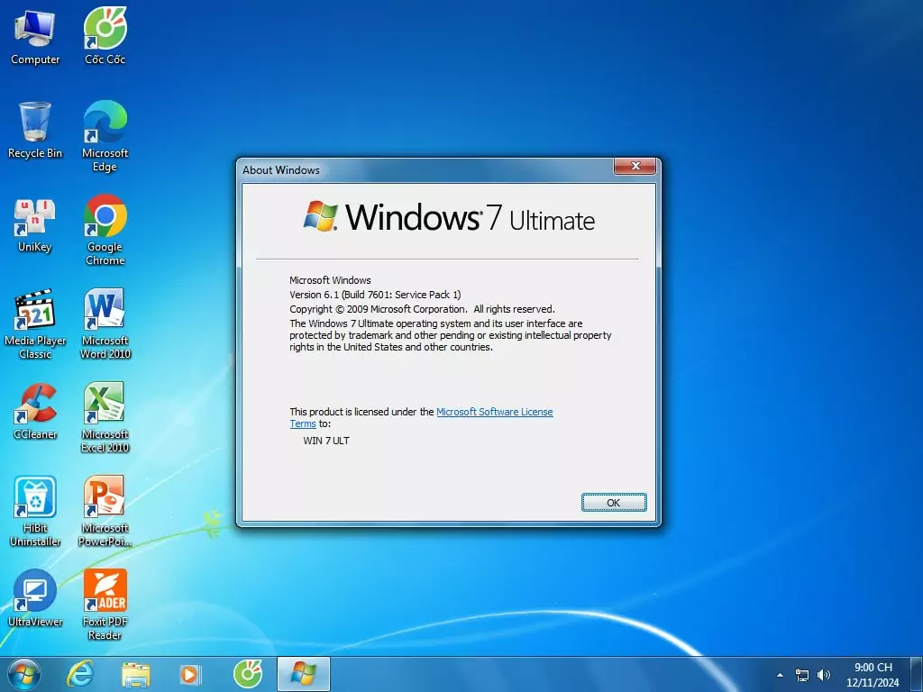Tải Ghost Win 7 Ultimate Full Office 2010 Full Driver v24.1 2024