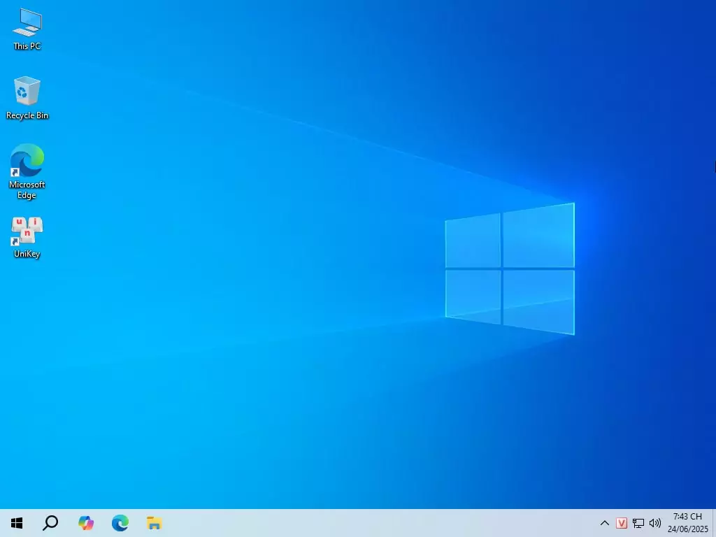 Tải Ghost Win 10 Home SL 22H2 No Soft v25.1 Mượt Nhẹ 2025