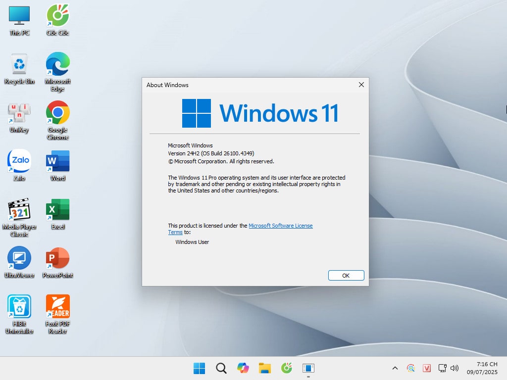 Tải Ghost Win 11 Pro 24H2 Full Soft v25.1 Tốt Nhất 2025