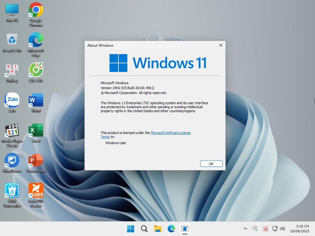 Tải Ghost Win 11 LTSC 24H2 Full Soft v25.1 Tốt Nhất 2025