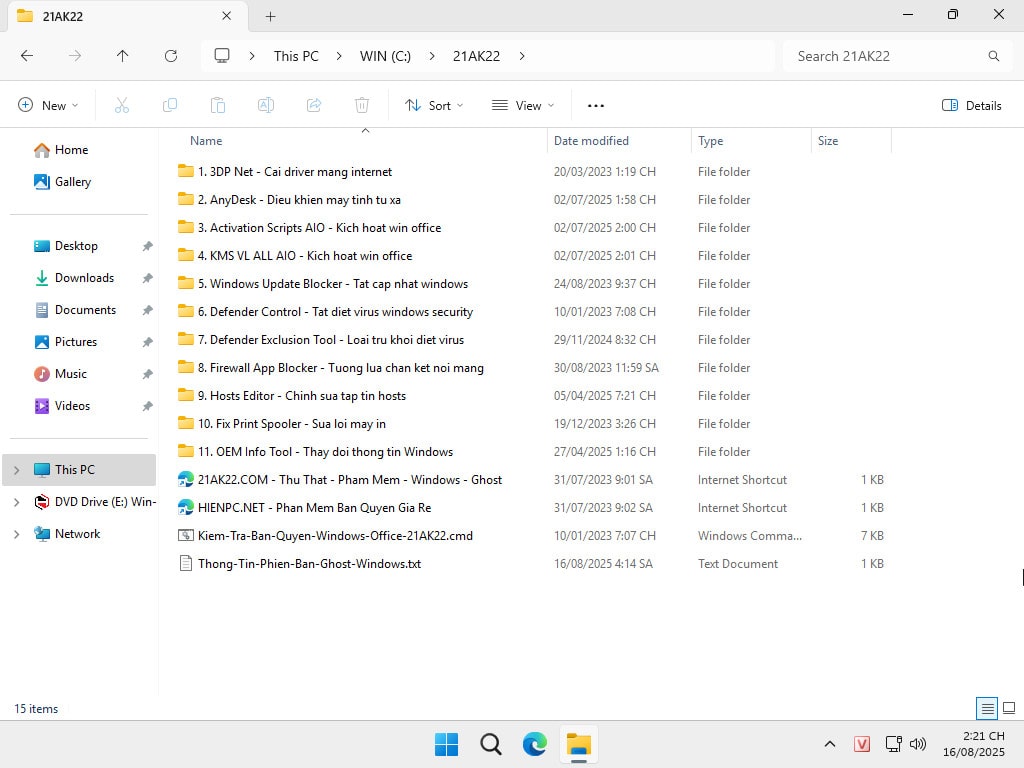 Tải Ghost Win 11 LTSC 24H2 No Soft v25.1 Mượt Nhẹ 2025