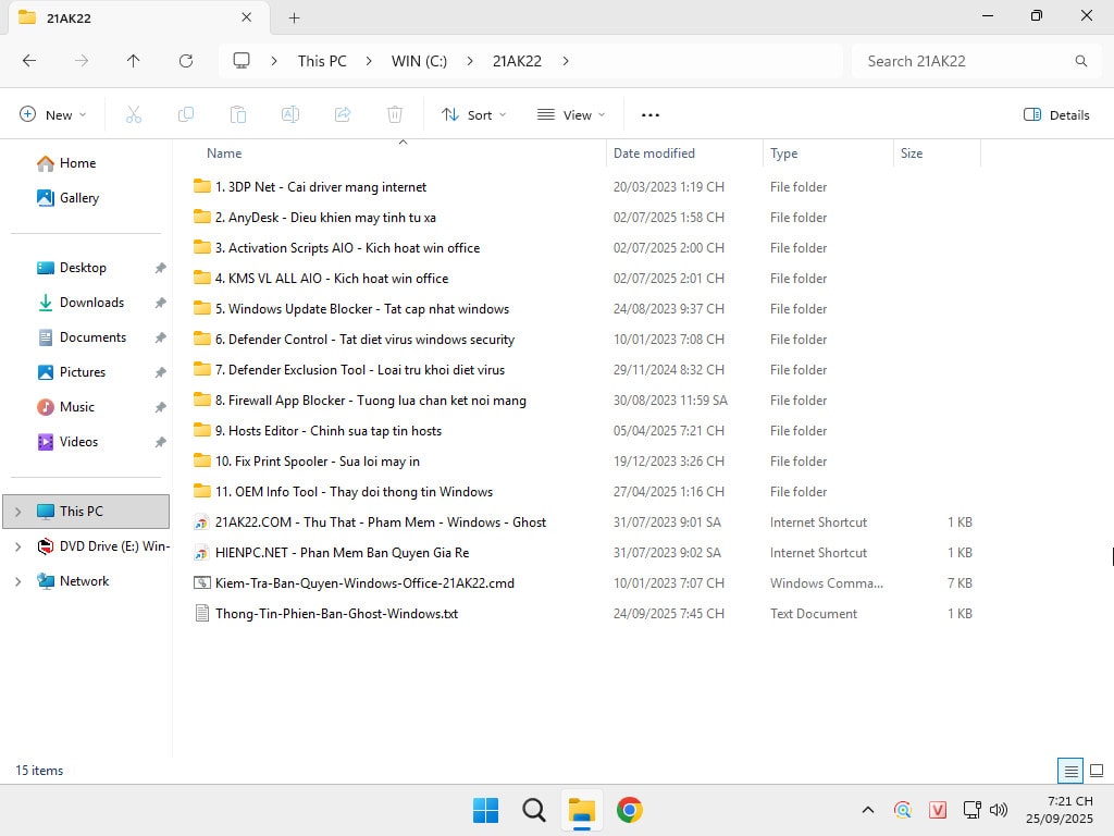 Tải Ghost Win 11 Pro 25H2 Full Soft v25.2 Tốt Nhất 2025