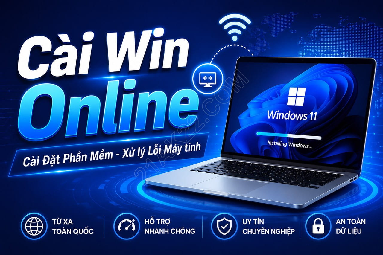 Dịch Vụ Cài Win Online Và Phần Mềm Máy Tính Từ Xa